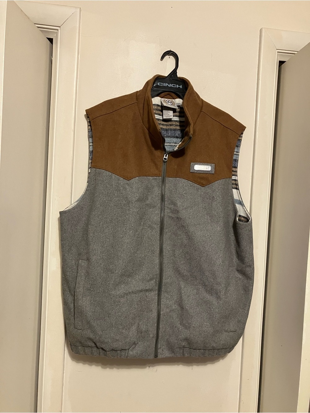 Cinch Mens Brown Concealed Carry Vest XXL